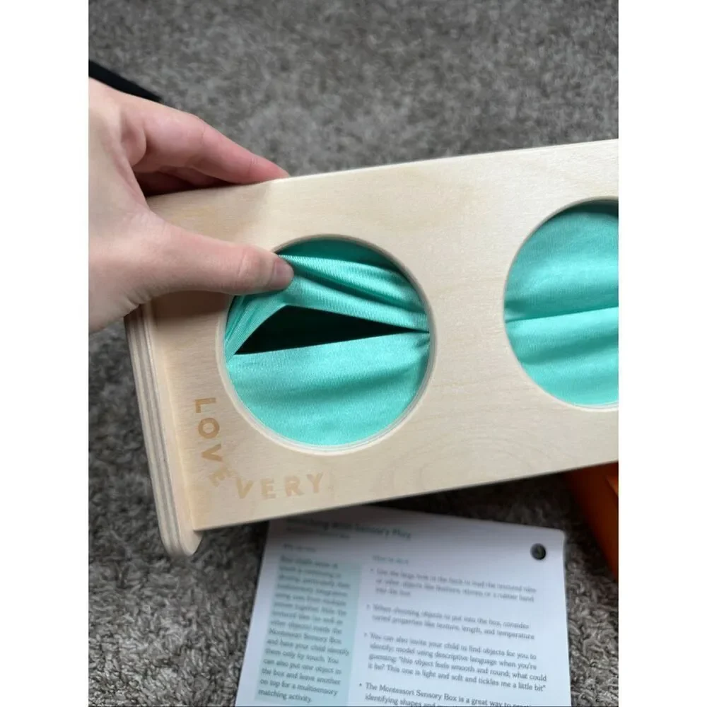 Lovevery NEW Montessori Sensory Box Matching With Sensory Play Wooden 4 Years